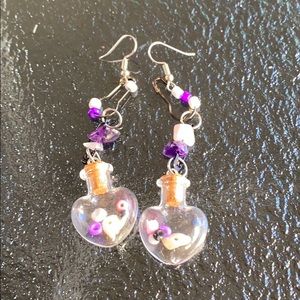 Long Dingley handmade earrings